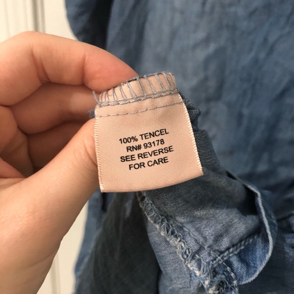 Philosophy Tunic Top Dress Denim Color L - Picture 13 of 13